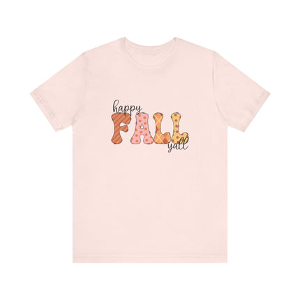Happy Fall Y’all Patchwork Tee