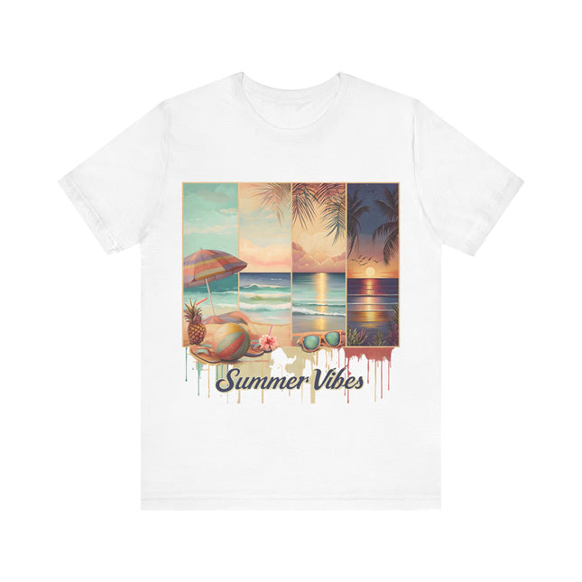 Drip Sunset Collage Tee