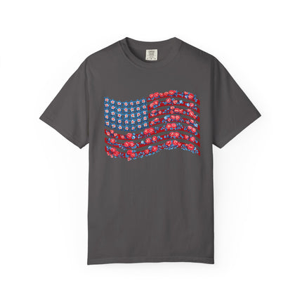 Floral Flag Waves Tee