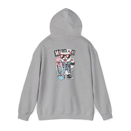 Skater Cool Cat Hoodie