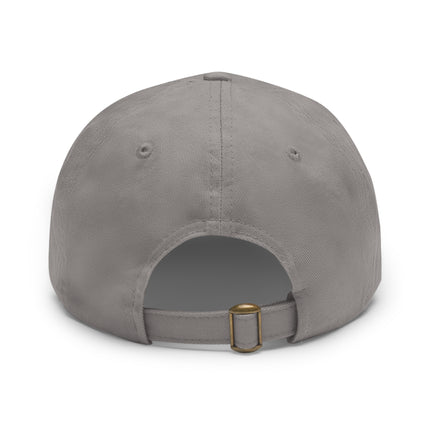 Never Look Back Leather Patch Dad Hat