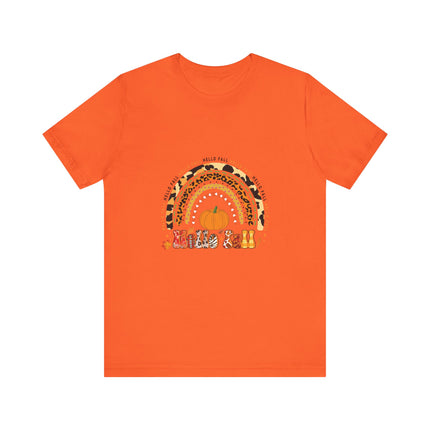 Hello Fall Rainbow Tee