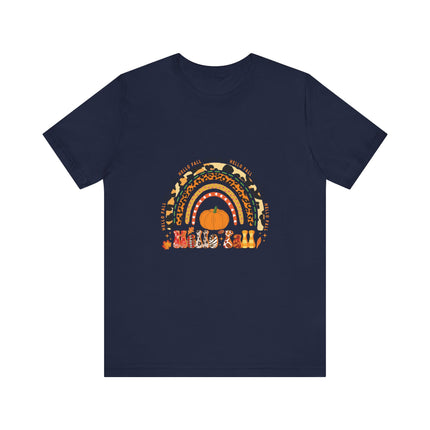 Hello Fall Rainbow Tee