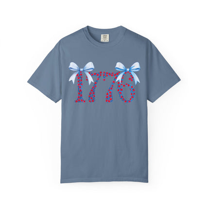 Floral 1776 Bow Tee