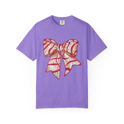 Candy Ribbon Christmas Bow Tee