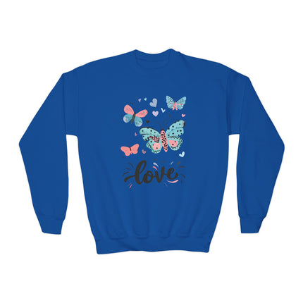 Love Butterflies Youth Sweatshirt