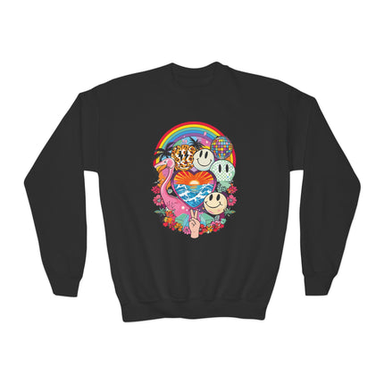 Groovy Vibes Youth Sweatshirt