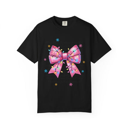 Pink Blessings Christmas Tee