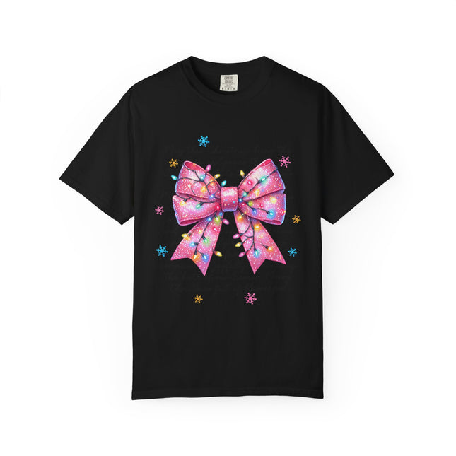 Pink Blessings Christmas Tee