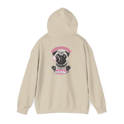 Pug Chewing Gum Boom Hoodie
