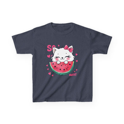 So Sweet Kitty Watermelon Kids T-Shirt