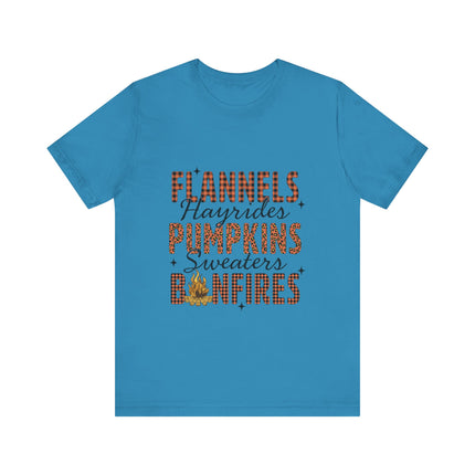 Fall Checklist Bonfire Tee