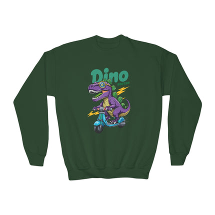 Dino Scooter Youth Sweatshirt