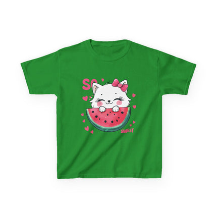 So Sweet Kitty Watermelon Kids T-Shirt