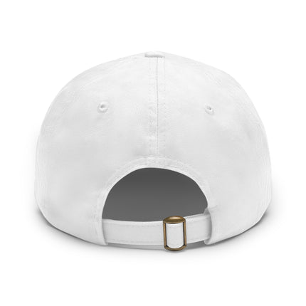 Never Look Back Leather Patch Dad Hat