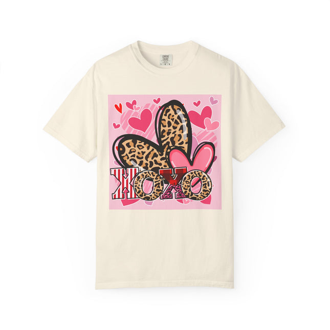 XOXO Leopard Hearts Valentine Tee