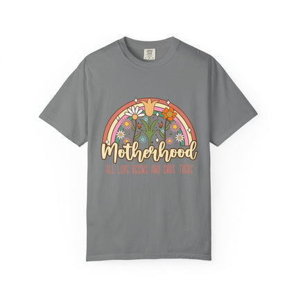 Motherhood Love Rainbow Tee