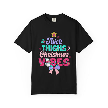 Thick Thighs Christmas Vibes Tee