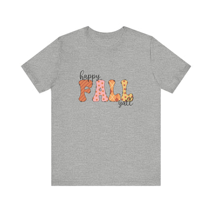 Happy Fall Y’all Patchwork Tee