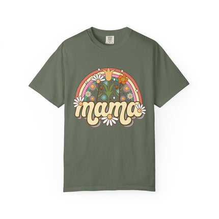 Floral Rainbow Mama Tee