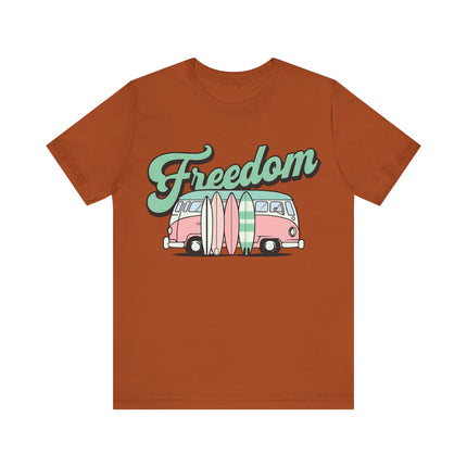 Retro Freedom Surf Van Tee
