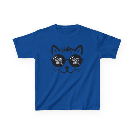 Cool Cat Good Vibes Kids T-Shirt