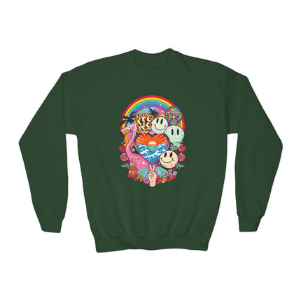 Groovy Vibes Youth Sweatshirt