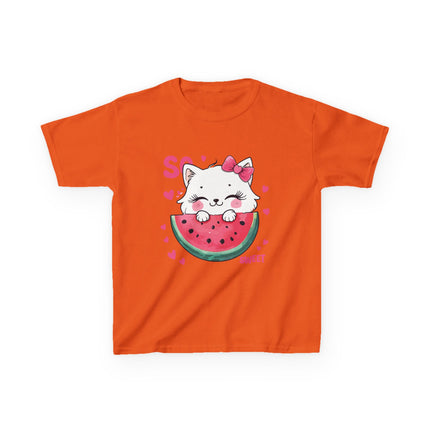 So Sweet Kitty Watermelon Kids T-Shirt
