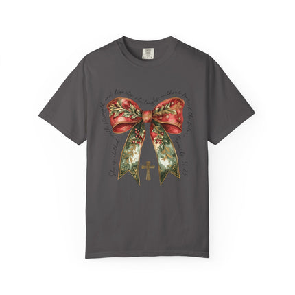 Proverbs 31 Bow Christmas Tee