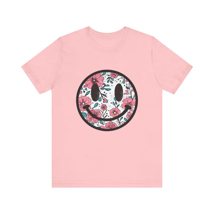 Floral Smiley Tee