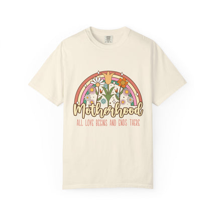 Motherhood Love Rainbow Tee