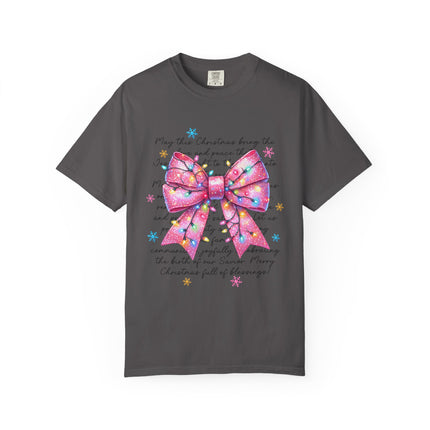 Pink Blessings Christmas Tee