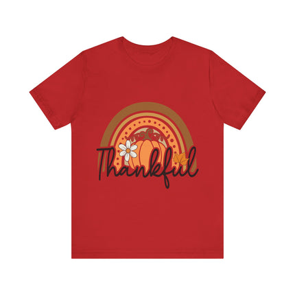 Thankful Rainbow Pumpkin Tee