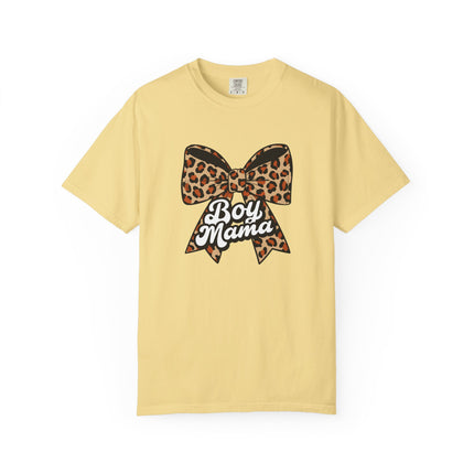 Boy Mama Leopard Bow Tee