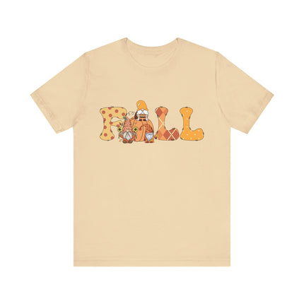 Fall Gnomes Letter Tee
