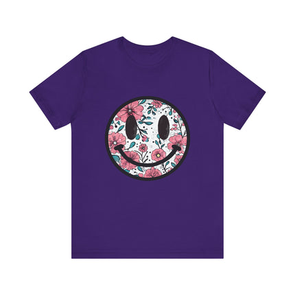 Floral Smiley Tee