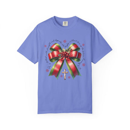 Faithful Christmas Bow Tee