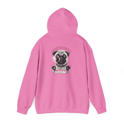 Pug Chewing Gum Boom Hoodie