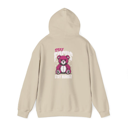 Stay Focus Stay Humble Bear Hoodie