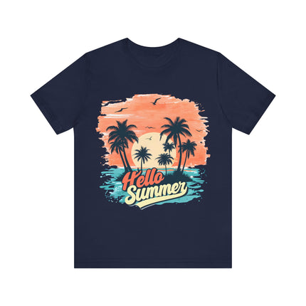Hello Summer Sunset Tee