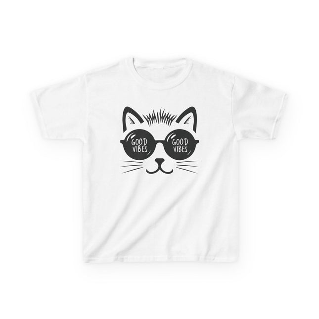 Cool Cat Good Vibes Kids T-Shirt