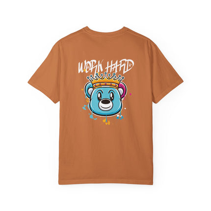 Work Hard Crowned Bear Tee