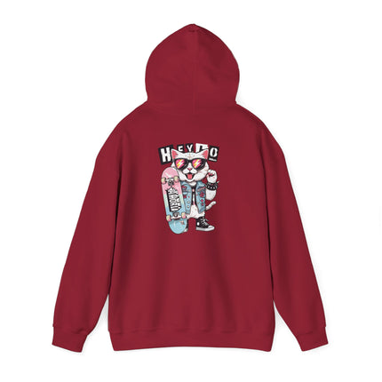 Skater Cool Cat Hoodie