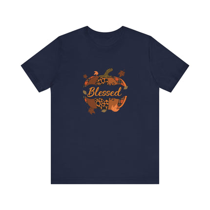 Blessed Leopard Pumpkin Tee