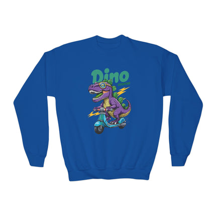 Dino Scooter Youth Sweatshirt