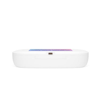 UV Phone Sanitizer & Wireless Charging Pad – Sleek Device for Hygiene & Convenience