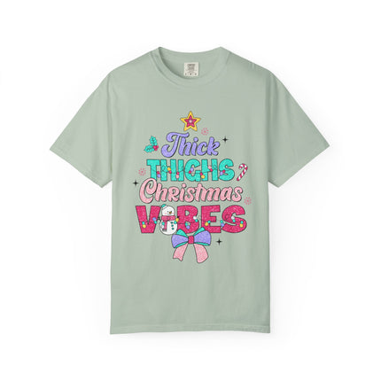 Thick Thighs Christmas Vibes Tee
