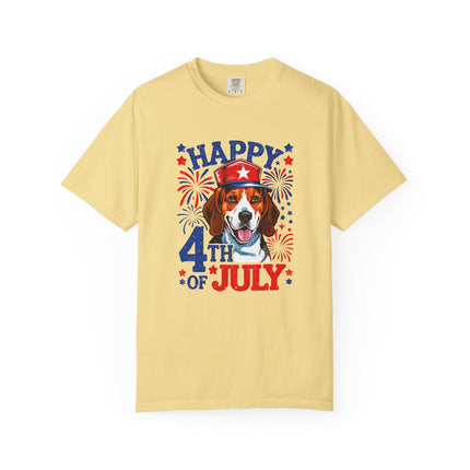 Beagle Fireworks 4th of July Tee
