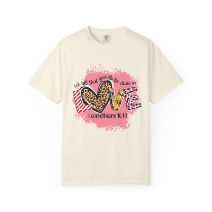 Let Love Be Your Guide Bible Verse Tee