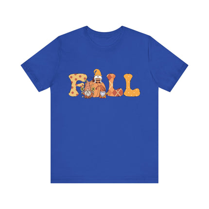 Fall Gnomes Letter Tee